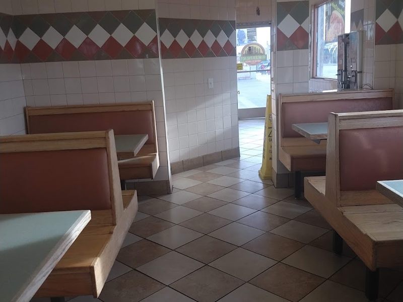 The Burger Palace interior